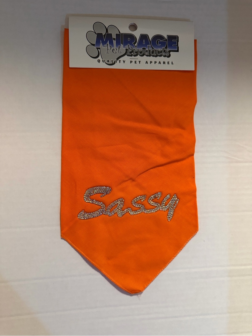 Mirage Pet Products 'Sassy' Orange Dog Bandana